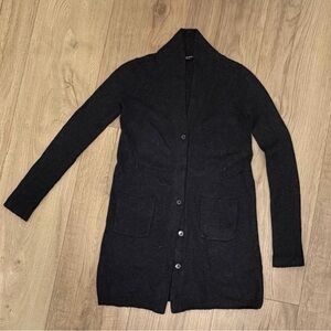 Women's Black Cardigan Sweater - fits XS / S